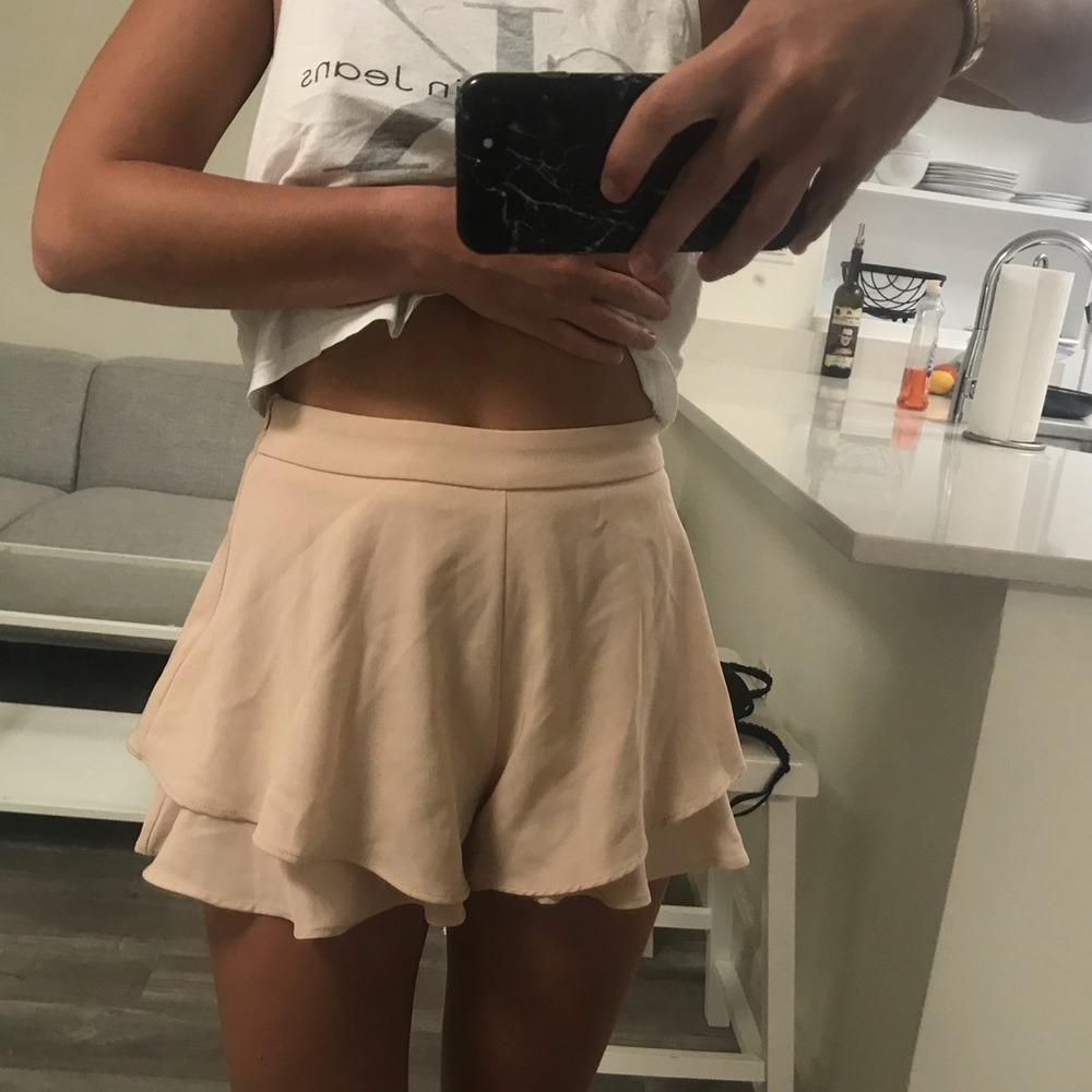 Pink Zara shorts